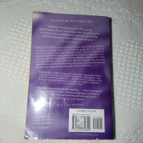 🌻Free Add On with $20 Purchase🌻'Haunted' by Chuck Palahniuk (Fight Club) - Picture 2 of 2